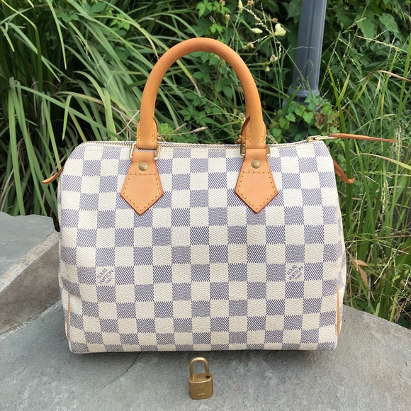 Louis Vuitton Handbags - Authentic Louis Vuitton Azur Speedy 25